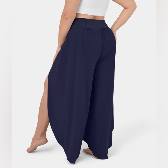 Halara Breezeful™ Palazzo Flowy Split Wide Leg Quick Dry Casual Pants - Picture 3 of 8